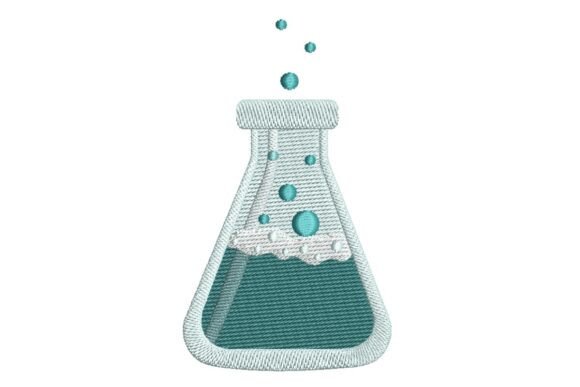 Bubbling Chemistry Flask: The Perfect Creative Font for Science and Experiments