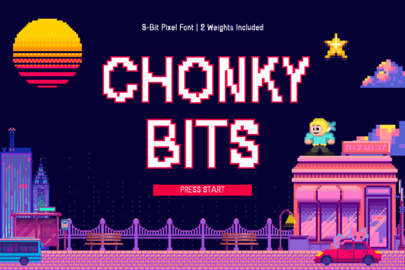 Chonky Bits: The Pixel Font That Transforms Your Retro Workflow