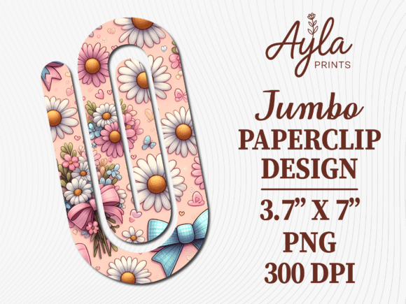 Daisy Flower Pattern Jumbo Paperclip: A Comprehensive Guide to Customization and Utility