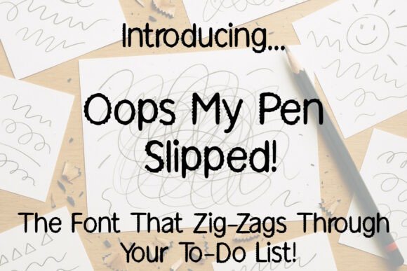 Oops My Pen Slipped: The Wonky, Wiggly Font That Brings Heart to Digital Design