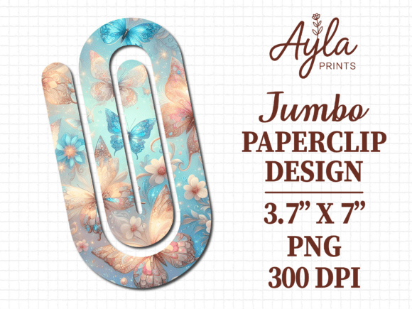 Pastel Sky Butterfly Jumbo Paperclip: A Strategic Asset for Creative Branding and Organization