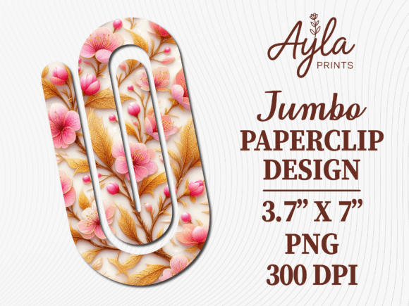 Pink and Gold Floral Jumbo Paperclip PNG: A Comprehensive Evaluation