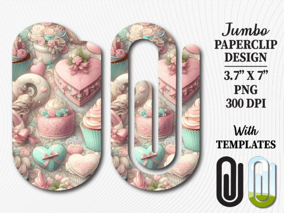 Shabby Chic Love Sweets Jumbo Paperclip: A Strategic Asset for Creative Workflows