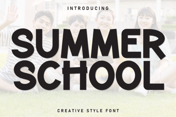 Summer School: A Modern Font for Laid-Back Branding
