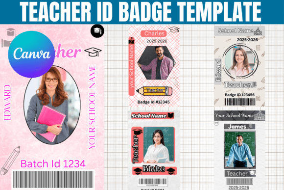 Teacher ID Badge Canva Template: A Practical Guide to Custom School Identification