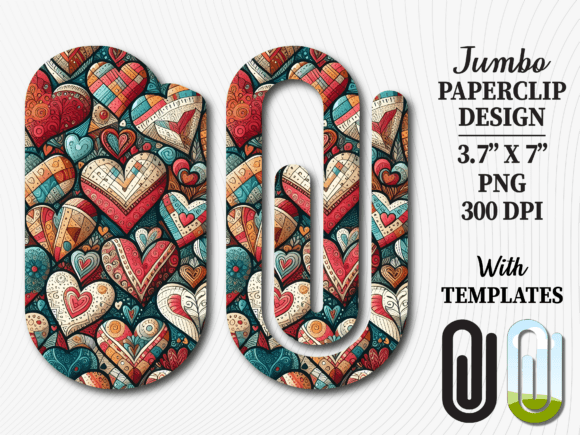 Transforming Simple Office Supplies into Creative Masterpieces with Jumbo Paperclip Sublimation Designs