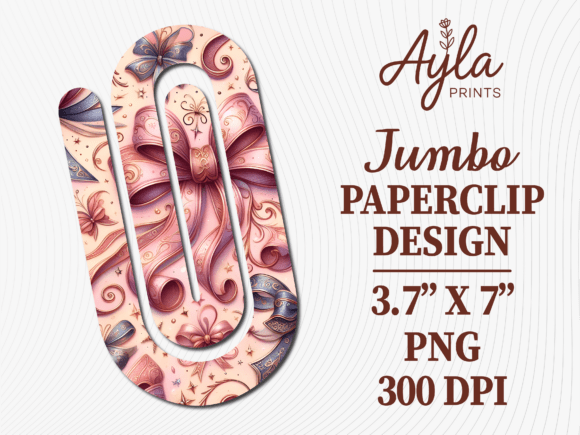 Understanding the Pink Swirl Bow Jumbo Paperclip Design for Custom Projects