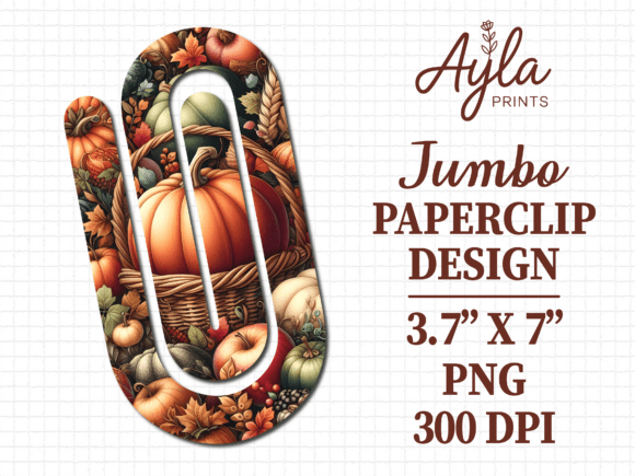 Unlock Creativity with the Basket Pumpkin Spice Jumbo Paperclip PNG: The Ultimate Digital Tool for Sublimation and Crafting